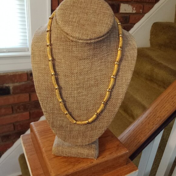 Bamboo Linked Necklace - Picture 1 of 8